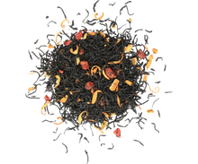 Load image into Gallery viewer, Mini Metal Teabook - "Vintage Style" - White - Black Tea with Cherries, Orange Peel and Flowers "Strawberries &amp; Cream" ($14.70 at checkout)