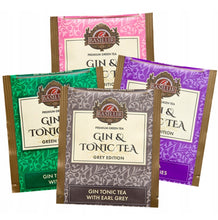 Load image into Gallery viewer, Gin&amp;Tonic (non-alcoholic) Teabooks - Assorted Teabags in Metal Tin