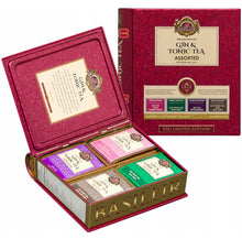 Load image into Gallery viewer, Gin&amp;Tonic (non-alcoholic) Teabooks - Assorted Teabags in Metal Tin