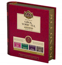 Load image into Gallery viewer, Gin&amp;Tonic (non-alcoholic) Teabooks - Assorted Teabags in Metal Tin