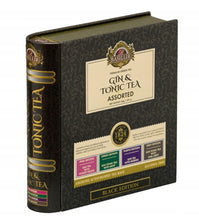 Load image into Gallery viewer, Gin&amp;Tonic (non-alcoholic) Teabooks - Assorted Teabags in Metal Tin