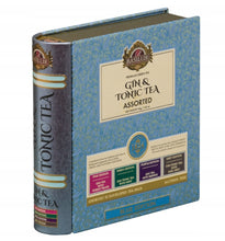Load image into Gallery viewer, Gin&amp;Tonic (non-alcoholic) Teabooks - Assorted Teabags in Metal Tin