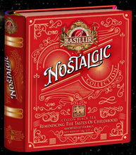 Load image into Gallery viewer, Large Tea Book - "Nostalgic" - with 32 Assorted Teabags