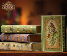 Load image into Gallery viewer, Mini Metal Teabook - Love Story "Daisy" - Ceylon Green Tea "Earl Grey"