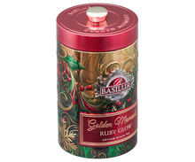 Load image into Gallery viewer, Golden Moments - Ruby Glow - Black Tea with Cherry "Marzipan" ($21.70 at checkout)