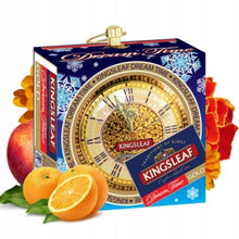 Load image into Gallery viewer, Dream Time "Gold" - Crimson Clock Tin - Black Tea with Orange Peel &amp; Apricot