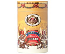 Load image into Gallery viewer, Carton Canister - Winter Night's Dream - "Golden Hour" - Black Tea "Coffee, Cinnamon &amp; Honey" ($13.30 at checkout)