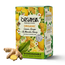 Load image into Gallery viewer, Organsia - Lemon, Ginger &amp; Manuka Honey