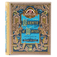 Medium Tea Book - Warmth of Winter - Holiday Tea Story Blue