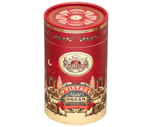 Load image into Gallery viewer, Carton Canister - Winter Night's Dream - "Midnight Magic" - Premium English Breakfast Tea ($13.30 at checkout)