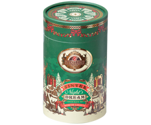 Load image into Gallery viewer, Carton Canister - Winter Night's Dream - "North Lights" - Black Tea "Roasted Almond" ($13.30 at checkout)