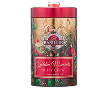 Load image into Gallery viewer, Golden Moments - Ruby Glow - Black Tea with Cherry "Marzipan" ($21.70 at checkout)