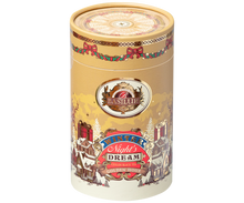 Load image into Gallery viewer, Carton Canister - Winter Night's Dream - "Golden Hour" - Black Tea "Coffee, Cinnamon &amp; Honey" ($13.30 at checkout)