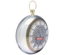 Load image into Gallery viewer, Dream Time "Silver" - Crimson Clock Tin - Green Tea with Cranberry, Pineapple, Apple, Cornflower, "Cherry Ice Cream"