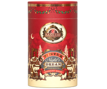 Load image into Gallery viewer, Carton Canister - Winter Night's Dream - "Midnight Magic" - Premium English Breakfast Tea ($13.30 at checkout)