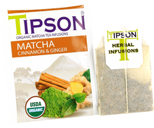 Load image into Gallery viewer, Organic Matcha With Cinnamon &amp; Ginger