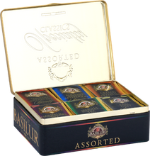 Load image into Gallery viewer, Metal Chest "Specialty Classics" Black &amp; Green Teas